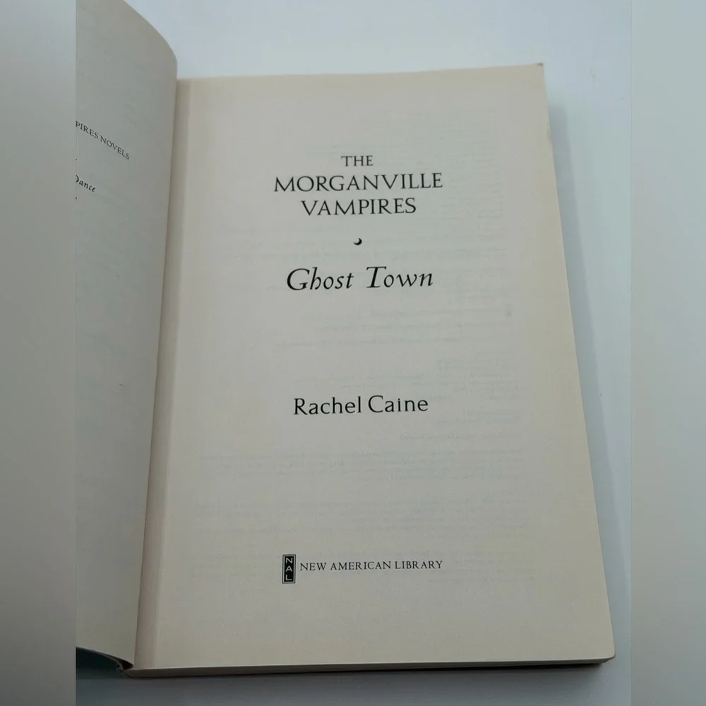 Lot Of 2 Rachel Caine Morganville Vampires Series Paperback Books - Ghost Town